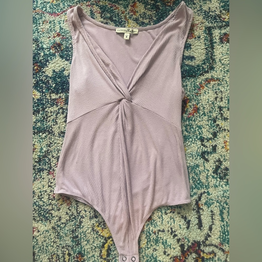 Express One Eleven lilac body suit - Picture 2 of 3